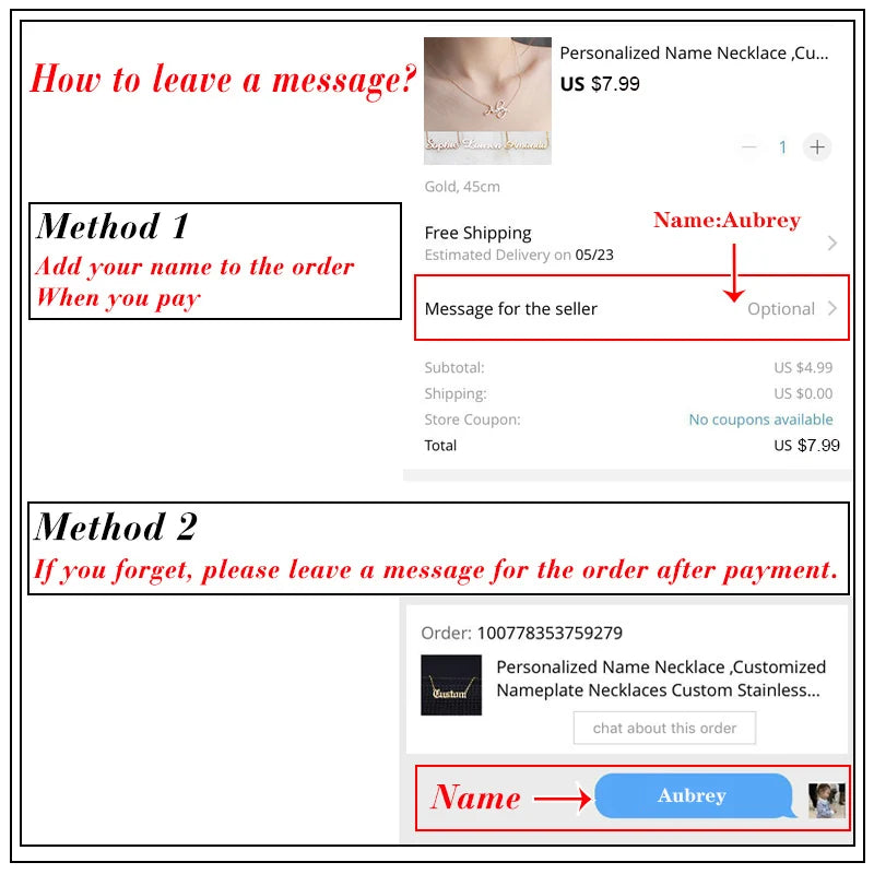 2022 Custom Name Necklace Crystal Pendant Stainless Steel Personalized Necklace Cursive Font Custom Name Jewelry for Men Women