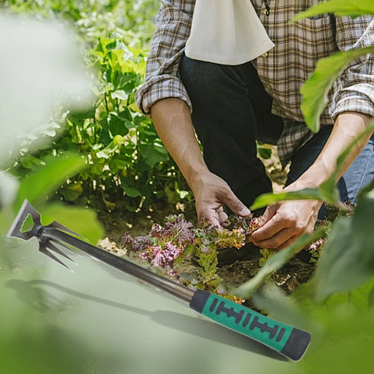 5/6/11Teeth Weed Remover Powerful Weed Puller Shovel Multifunctional Garden Rake Weeding Removal Hoe for Backyard Soil Loosening