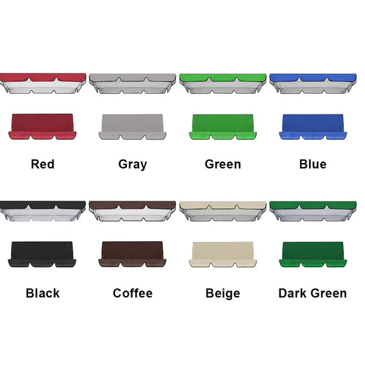 Swing Canopy Waterproof Garden Swing Seat Replacement Canopy Porch Swing Canopy for Patio Swing Garden Swing Outdoor