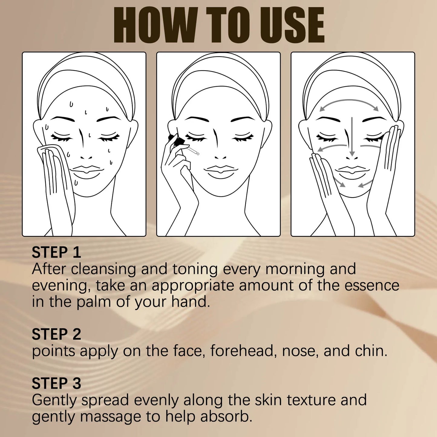 EELHOE Lactobionic Acid Pore Shrinking Essence Skin Elastic and Fine Cleansing Blackhead Skin Care Essence