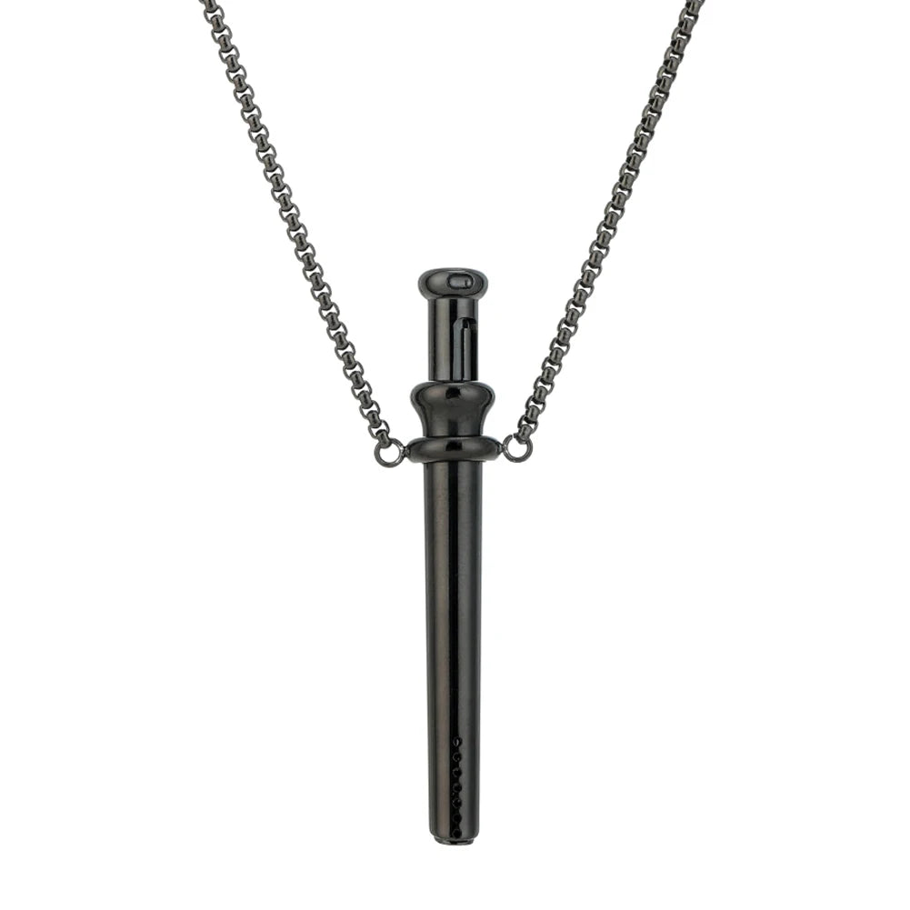 Meditation Whistle Necklace Anxiety Breathing Necklace Mindful Breathing Necklace Meditation Jewelry for Anxiety & Stress Relief