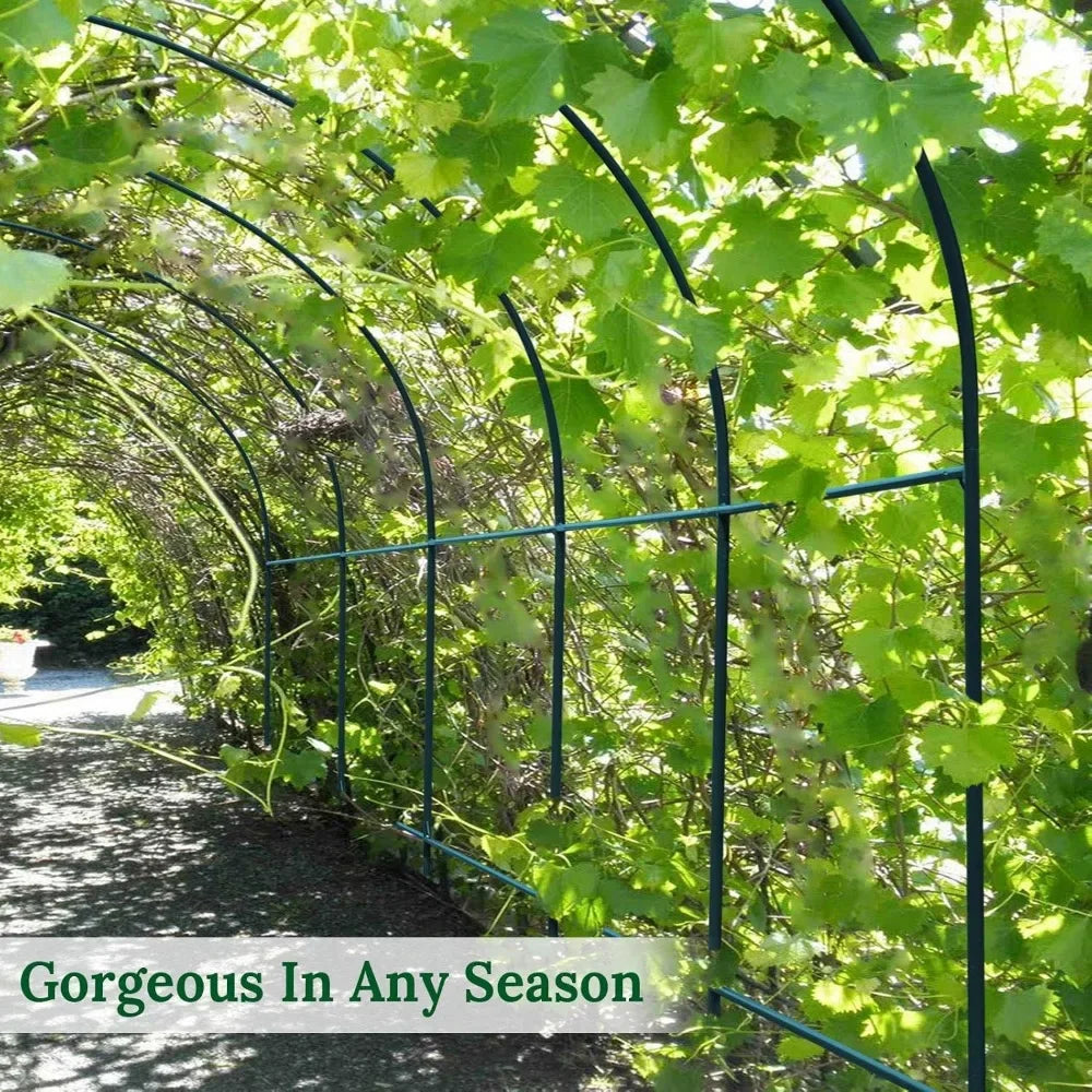 Large Garden Support Arch Frame Climbing Plant Arch Arbor for Climbing Plant Roses Vines Birthday Wedding Party Outdoor