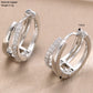 Fashion Gold Color Zircon Hoop Earrings for Women Boho Retro Geometric Statement Copper Metal Earrings Trendy Jewelry Gifts 2024