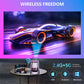 TS-2 home theater wifi projector 240 ANSI portable wifi 4K LCD projector with stand HI352 processor Full HD cinema proyector