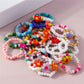 Aihua Korean Colorful Small Flower Ring Sets Bohemia Handmade Multi Beaded Rice Beads Finger Ring For Women Beach Jewelry Gifts