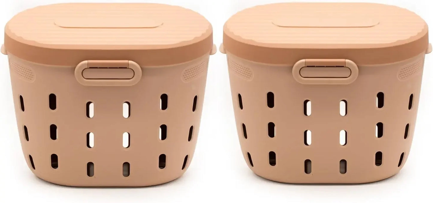 In-Ground Worm Composter Outdoor Farm Compost Bin 8 Gallons BPA-Free Composting System for Raised Garden Beds