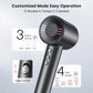 Electric High Speed Hair Dryer 120000RPM Brushless Negative Ions Blow Dryer 1600W Super Powerful Wind Lownoise Salon HairDryer