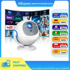 XGODY 350 ANSI 4K Portable Android Projector with WiFi6 Bluetooth 50% Zoom Electric Focus for Home Theater