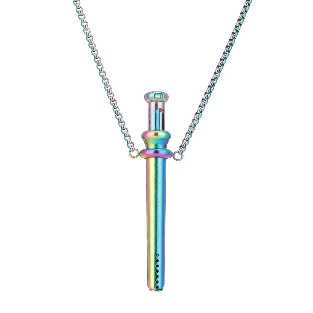 Meditation Whistle Necklace Anxiety Breathing Necklace Mindful Breathing Necklace Meditation Jewelry for Anxiety & Stress Relief