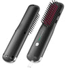 Porta Mini Hair Straightening Brush for Travel– Cordless & USB Rechargeable,Ionic Hot Comb for Frizz-Free Shine,Lightweight