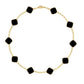 2025 New Fashion Selling Clover Simple Design Party Fashion Personality Women's High-end Jewelry Set Gift