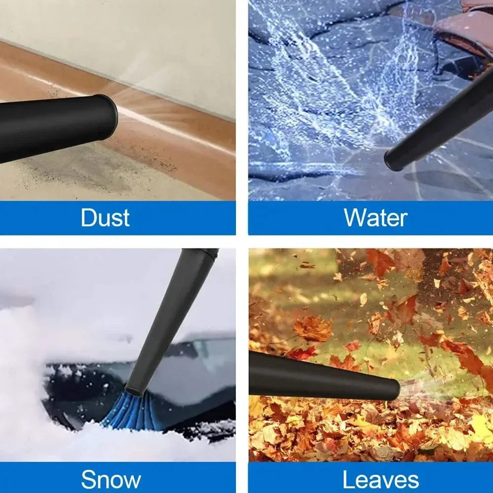 Cordless Leaf Blower 21V Battery High Power Rechargeable Vacuum Cleaner Air Blowing Adjustable Speed Garden Lawn Dust Cleaner