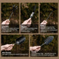 Garden Tool Set,5Pcs Gardening Tools,Stainless Steel Heavy Duty Hand Cultivator, Hoes，Shovel, Trowel and Weeder