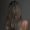 Elegant New Tassel Headband Light Luxury Rhinestone Chain Headwear For Bride Hair Accessories Fine Romantic Girls Party Jewelry