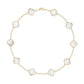 2025 New Fashion Selling Clover Simple Design Party Fashion Personality Women's High-end Jewelry Set Gift