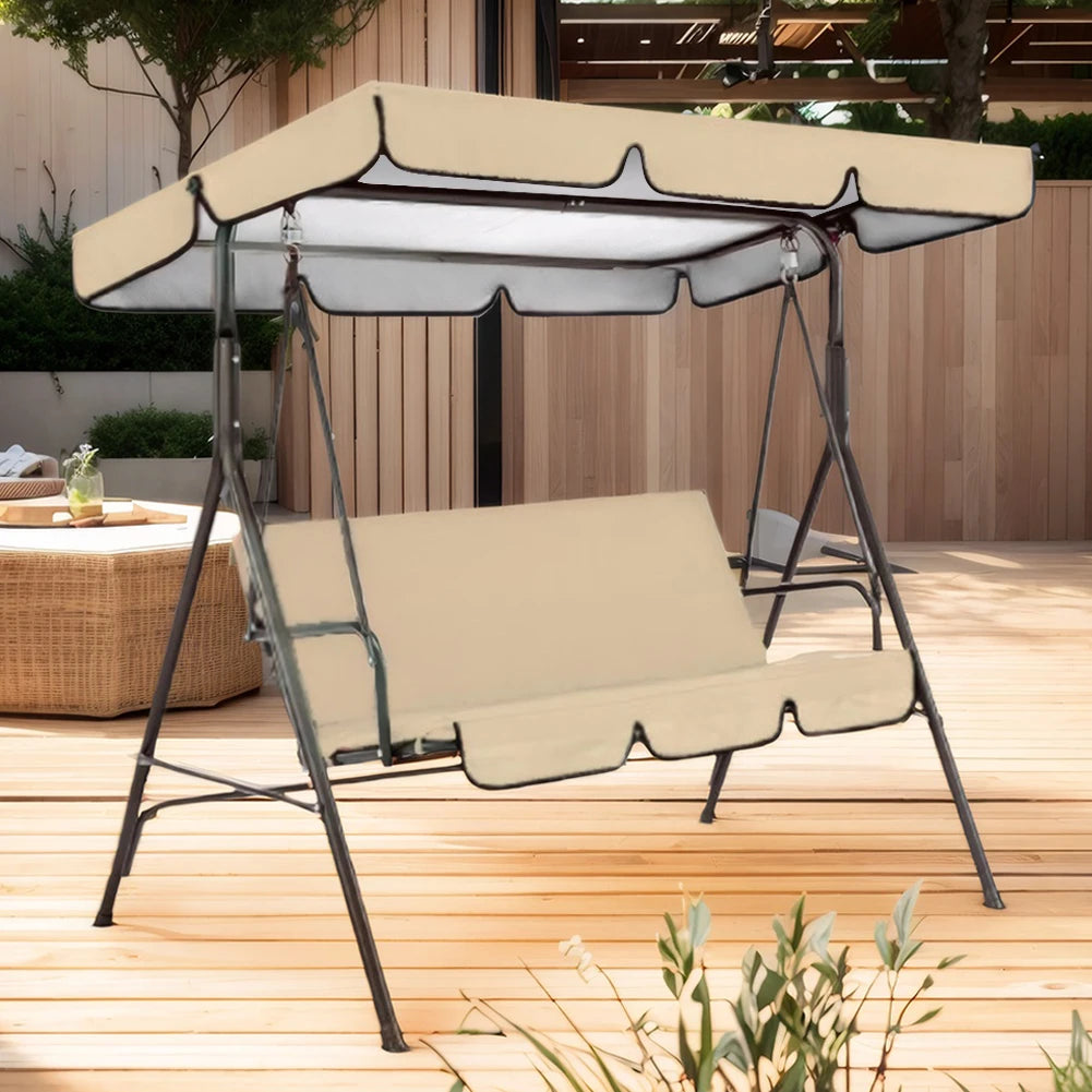 Swing Canopy Waterproof Garden Swing Seat Replacement Canopy Porch Swing Canopy for Patio Swing Garden Swing Outdoor