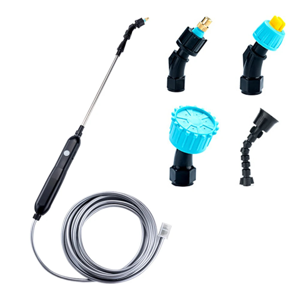 Electric Plant Sprayer Watering Spray Wand  with 2/4 Mist Nozzles USB Rechargeable Garden Sprayer Plant Mister Sprayer Yard Lawn