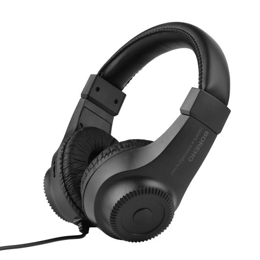 Wired Headset Self Adjusting Headband 6.5mm Single Jack Stereo Monitoring Headphone for Electronic Musical Instruments Electric