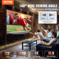 SucceBuy Projector Screen with Stand 100 120 150 inch 16:9 4K 1080 HD Portable Projection Screen for Home Office Theater Cinema