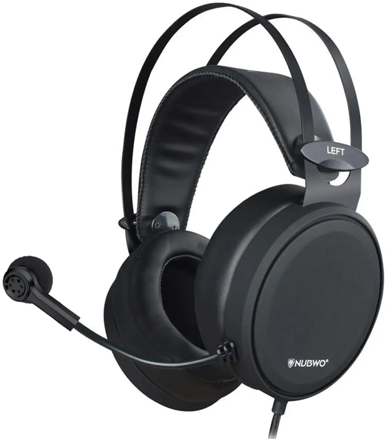NUBWO N7 Stereo Gaming Headsets with Noise Canceling Mic for Xbox PS5 PS4 PC Adaptive Headband Easy Control Earphone