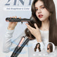 Cordless Hair Straightener, for Fine Soft Hair/Short Hair, Portable Ceramic Hair Straightener and Curler 2 in 1 for Travel
