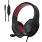 WIRED Listen with headphones Noise Isolating earphone with Microphone Volume Control for PS4 PS5 PC Laptop, Phones,Tablet