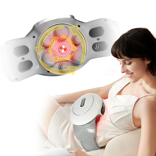 HOMEMASSA Abdominal Massager Electric Stomach Massager for Flattening Belly Multiple-use for Waist Abdomen Back Neck Leg 3 Modes