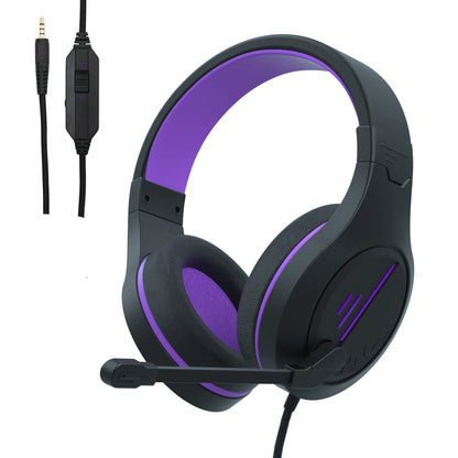 WIRED Listen with headphones Noise Isolating earphone with Microphone Volume Control for PS4 PS5 PC Laptop, Phones,Tablet