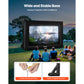 VEVOR 14/15/16/18/20 FT Inflatable Projector Screen w/ 120W Air Blower Projector Screen for Outdoor Backyard Theater Theme Party