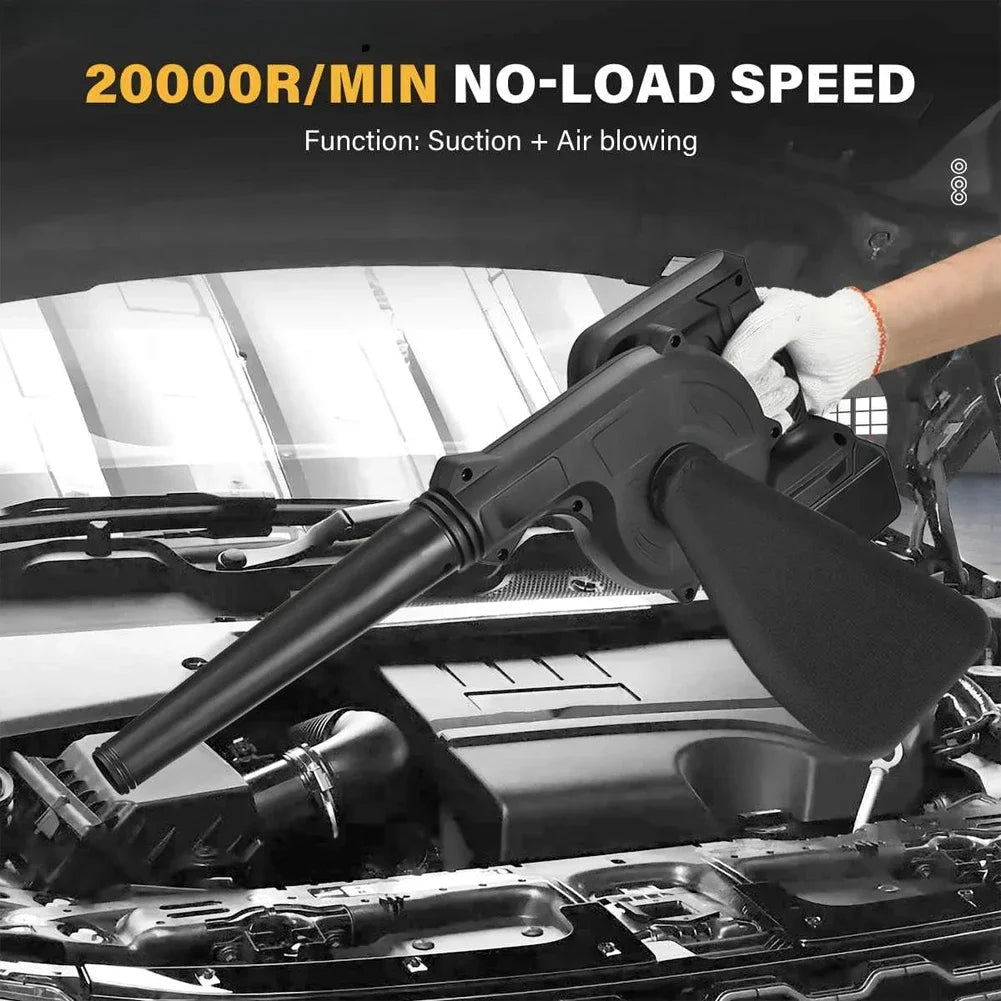 Cordless Leaf Blower 21V Battery High Power Rechargeable Vacuum Cleaner Air Blowing Adjustable Speed Garden Lawn Dust Cleaner