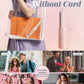 Cordless Hair Straightener, for Fine Soft Hair/Short Hair, Portable Ceramic Hair Straightener and Curler 2 in 1 for Travel