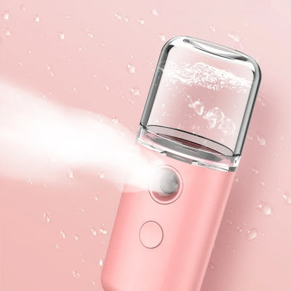Mini Portable Humidifier Facial Steamer Device Beauty Spray Hydrating Apparatus Cold Spray Apparatus Rechargeable Nano Spray