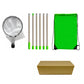 Fruit Picker Pole with Storage Bag Stainless Steel Apple Picker Pole Fruits Catcher Tree Picker Tree Picker Farm Garden Supplies