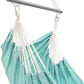 Deluxe Polyester Hammock Chair with Plush Cushions – Strong Polyester Ropes, Coated Spreader Bar, Built-in Pockets