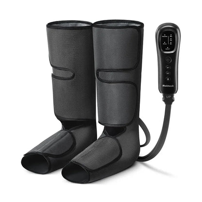 Nekteck Leg Massager Air Compression Calf Wraps Air Pressure Massage for Blood Circulation and Relaxation Lymphatic Drainage