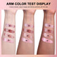 Blush Eyeshadow Lipstick 3-in-1 Powder Makeup Long Lasting Color Blush Girlish Natural Finish