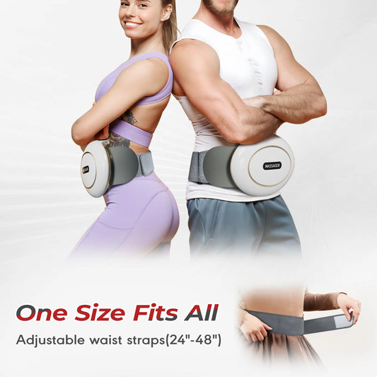 HOMEMASSA Abdominal Massager Electric Stomach Massager for Flattening Belly Multiple-use for Waist Abdomen Back Neck Leg 3 Modes