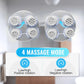 Electric Hair Scalp Massager with Kneading 84 Massage Node, Handheld Scratcher Massager for Hair Growth, Deep Clean,Stress Relax