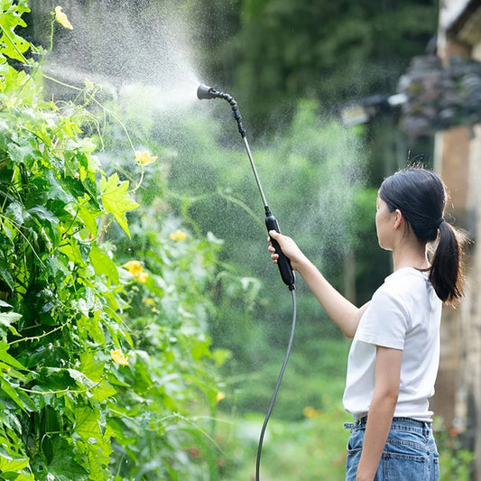 Electric Plant Sprayer Watering Spray Wand  with 2/4 Mist Nozzles USB Rechargeable Garden Sprayer Plant Mister Sprayer Yard Lawn