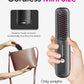 Porta Mini Hair Straightening Brush for Travel– Cordless & USB Rechargeable,Ionic Hot Comb for Frizz-Free Shine,Lightweight