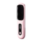 Cordless Travel Hair Straightener Rechargeable Heat Brush Portable Straightening Comb for Less Frizz Shinier & Smoother Hair