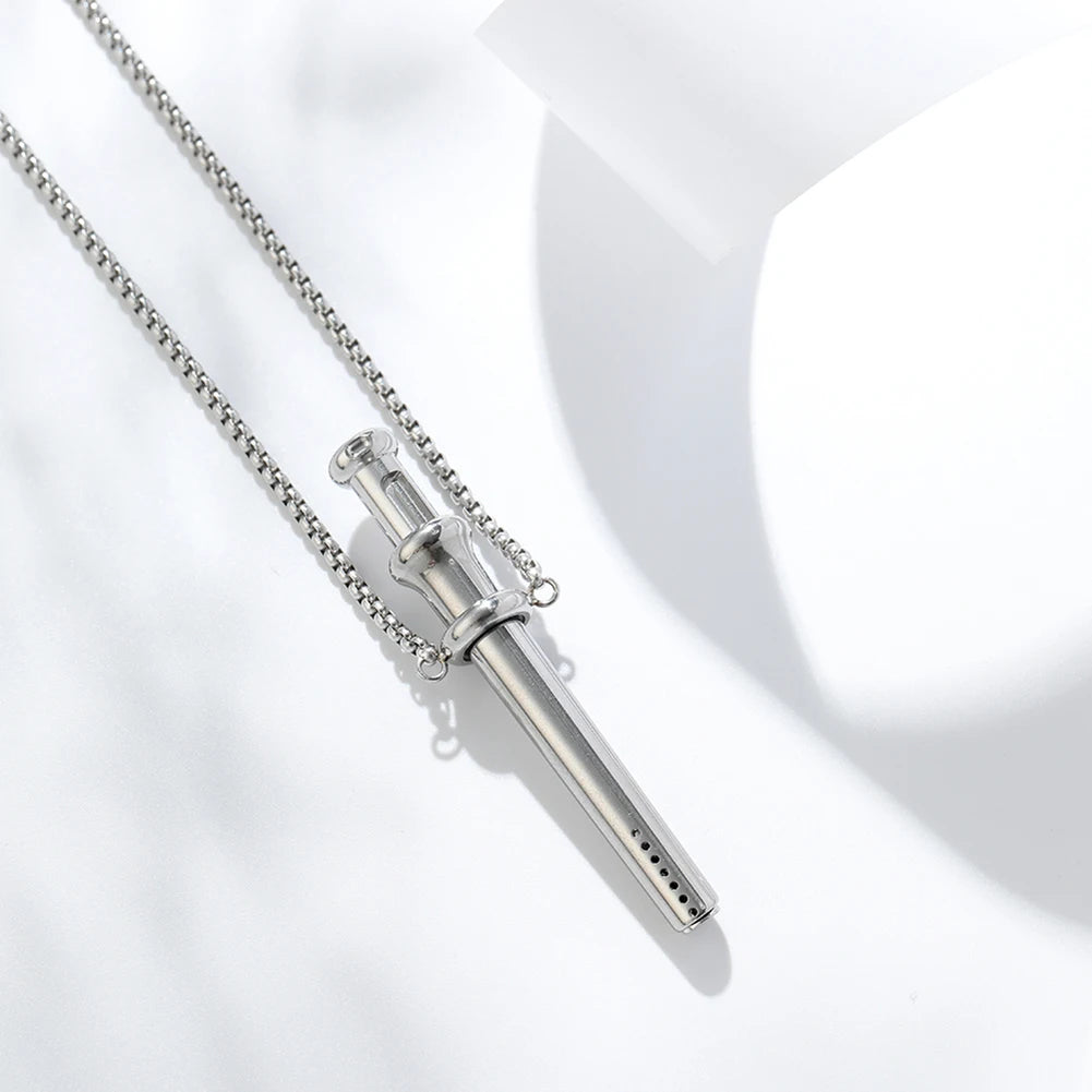 Meditation Whistle Necklace Anxiety Breathing Necklace Mindful Breathing Necklace Meditation Jewelry for Anxiety & Stress Relief