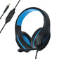 WIRED Listen with headphones Noise Isolating earphone with Microphone Volume Control for PS4 PS5 PC Laptop, Phones,Tablet